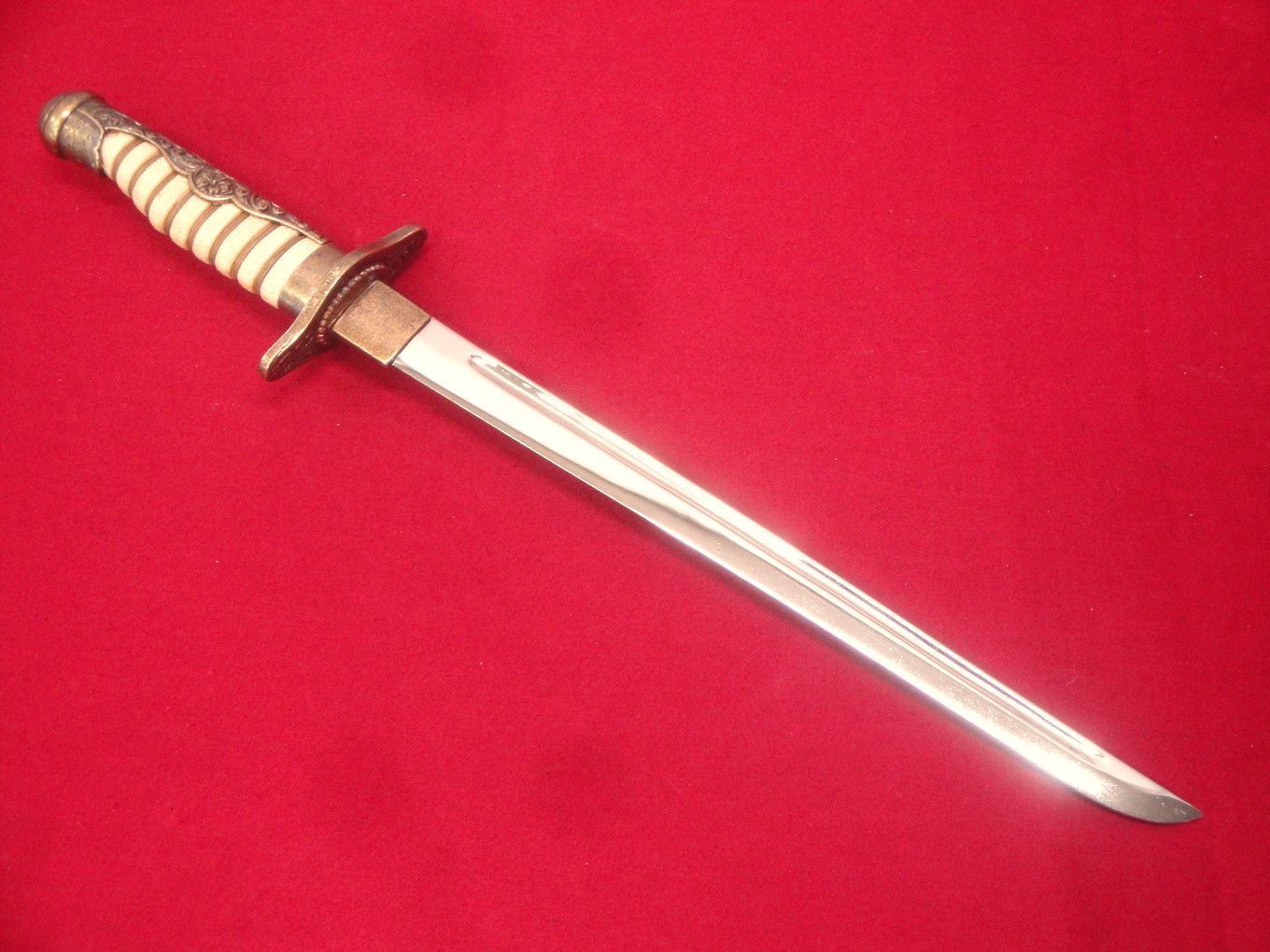 日本帝国陸軍 指揮刀 儀式刀 模造刀 全長 約41.5cm 刃渡り 約25.5cm 314