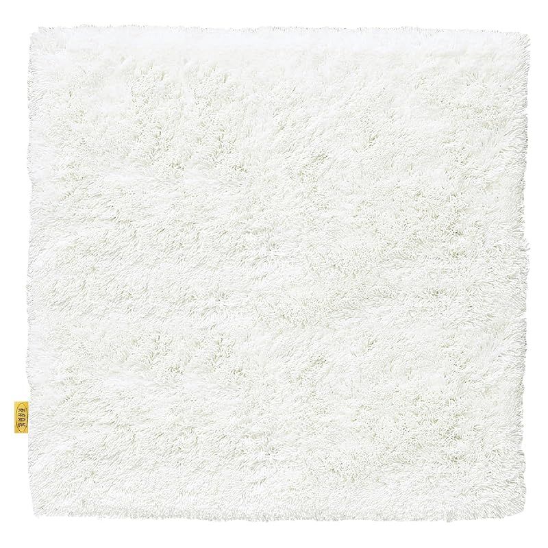 オカ OKA 乾度良好Dナチュレ バスマット 約70cm×70cm ホワイト 吸水 速乾 かんどりょうこう 洗える 大判 足拭きマット 風呂 滑り止め 0