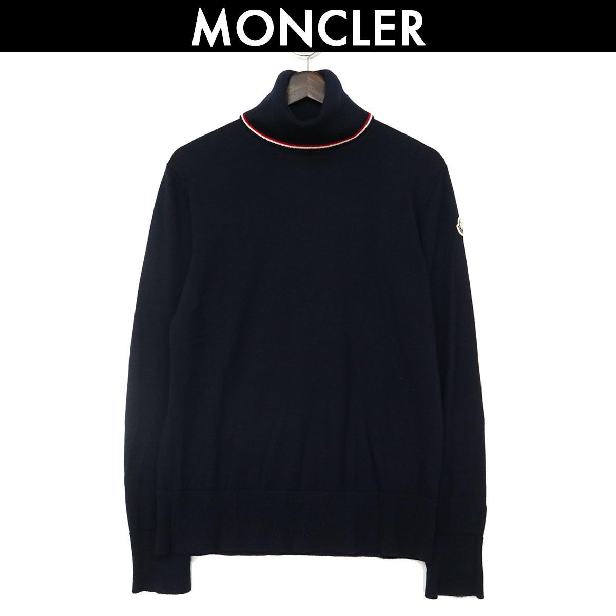 モンクレール サイズM MONCLER ニットタートルネックセーター　長袖