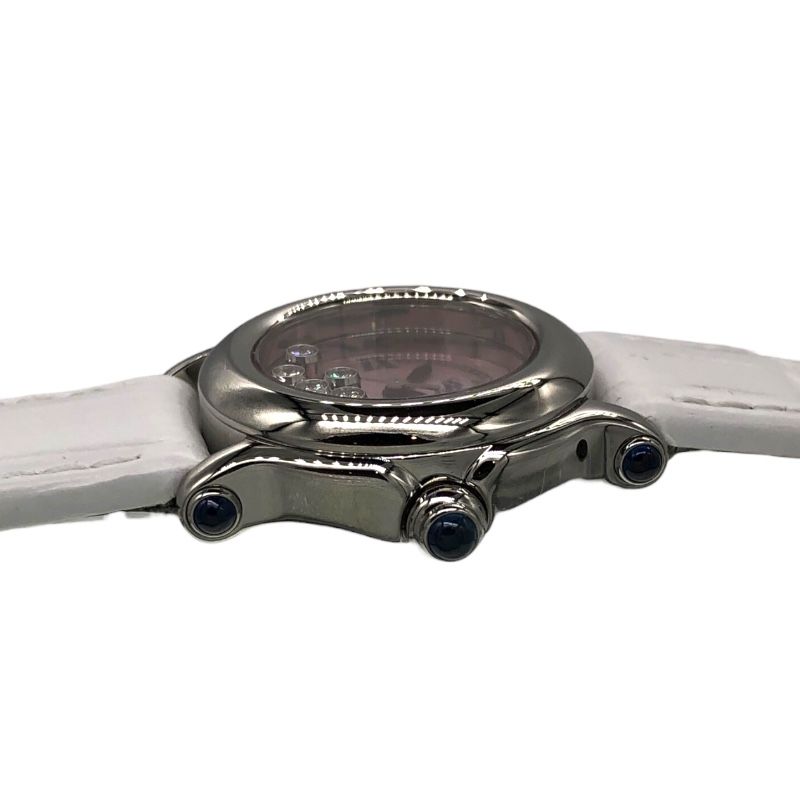 Chopard ショパール Chopard ハッピースポーツ 27/8245-23 ピンクシェル SS/社外レザーベルト 腕時計 レディース