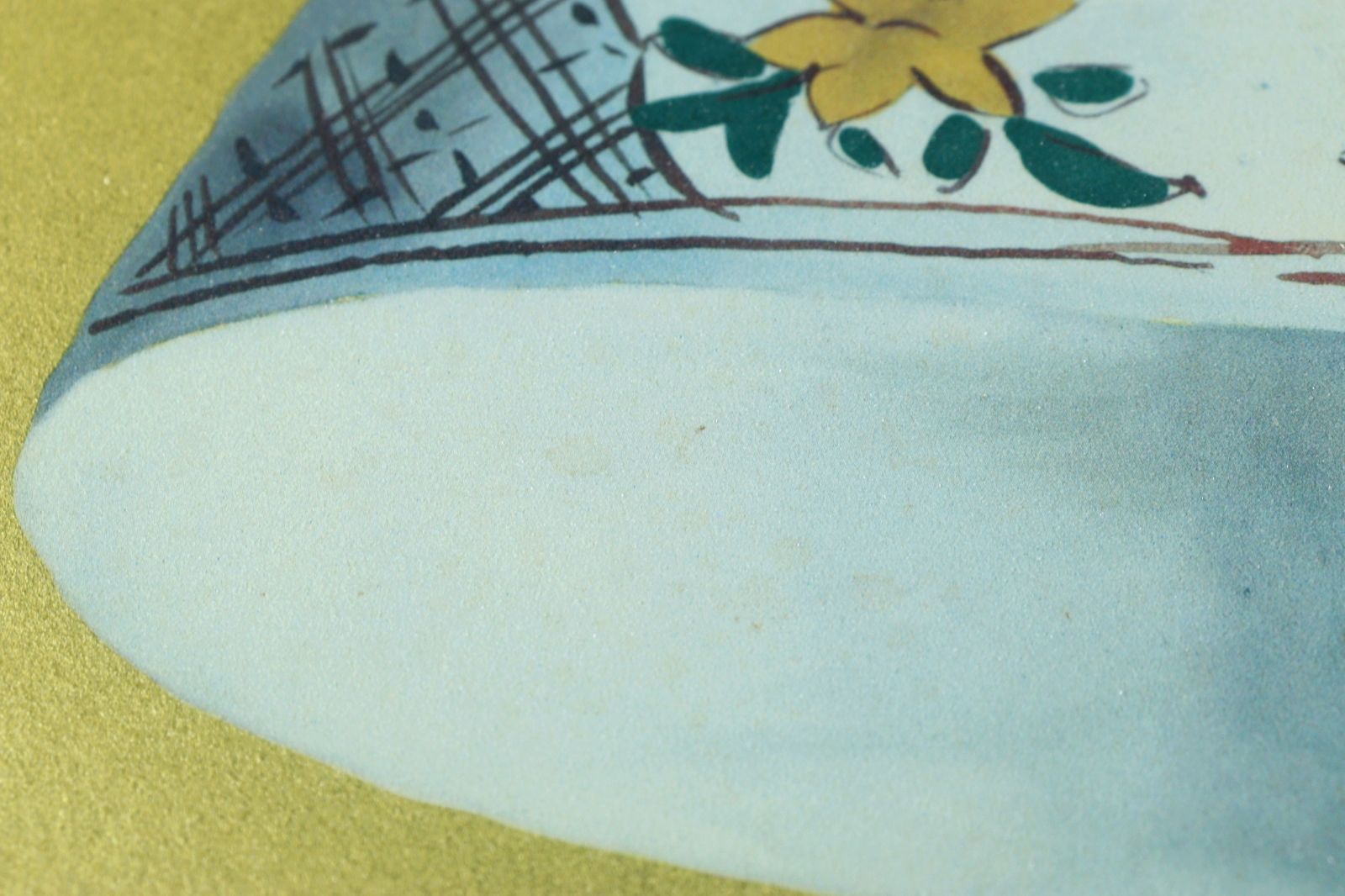 小倉遊亀 「春日」 岩絵の具方式複製画 179/500 タトウ箱 唐物 骨董 古