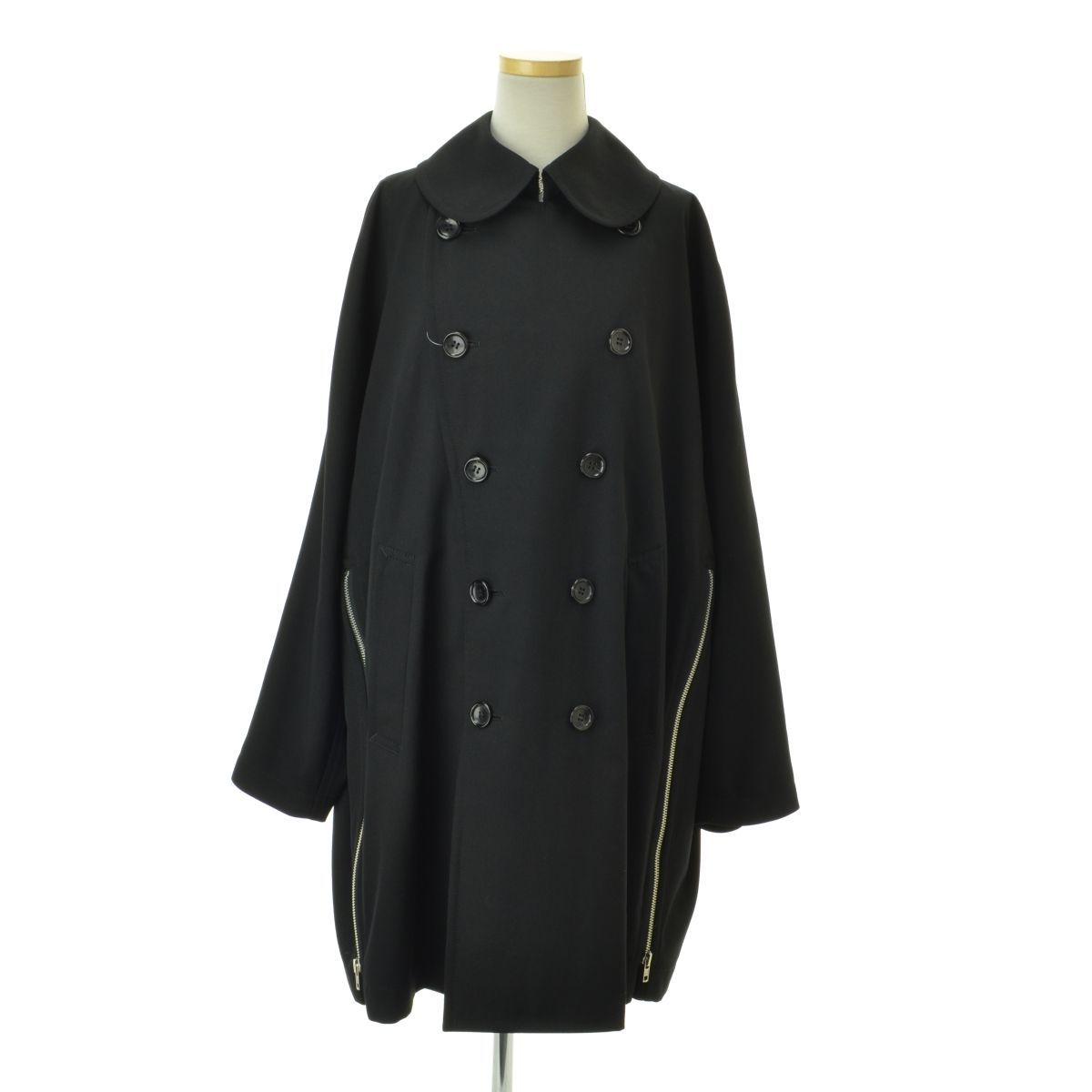 XS【COMME des GARCONS HOMME PLUS】23SS AD2022 PK-C003 ジップディティール ダブルウールコート -  メルカリ