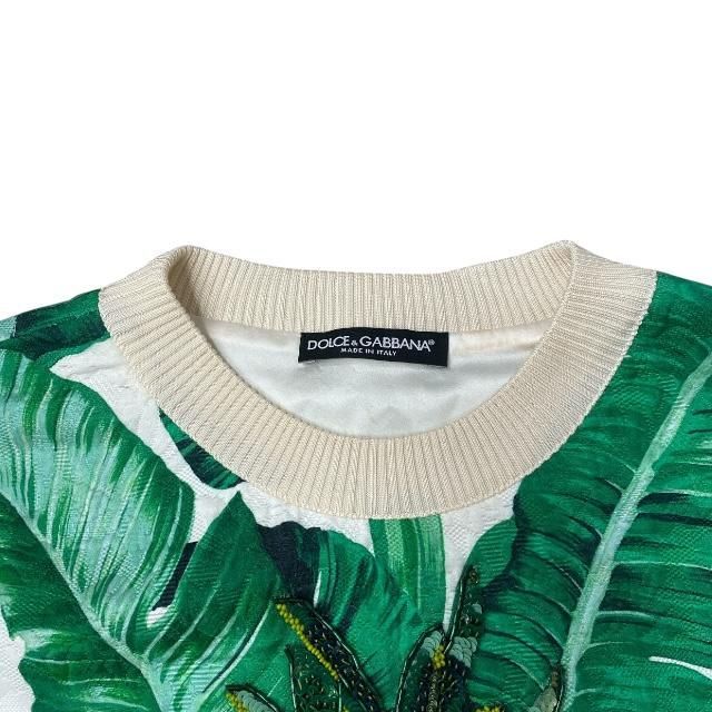 DOLCE & GABBANA スパンコール セーター　ドルガバ DOLCE&GABBANA ドルチェ&ガッバーナ ドルガバ D&G スパンコール クルー