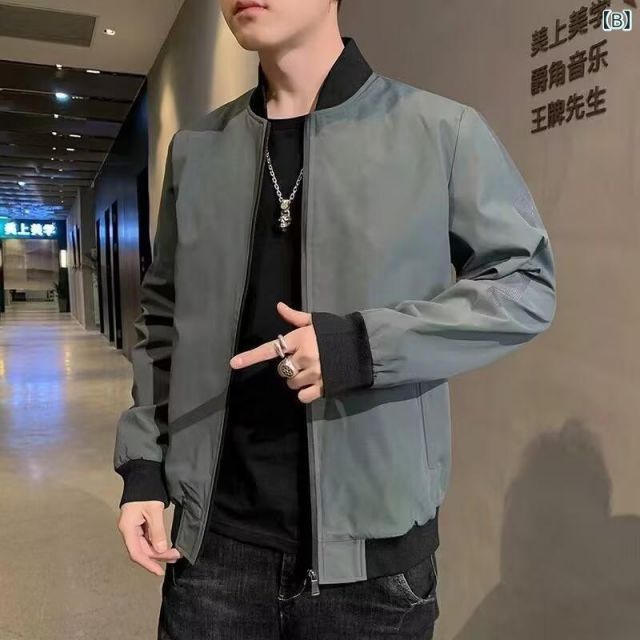 種類25：M 量 850/K：無地ジャケットネイビーブルー メンズ