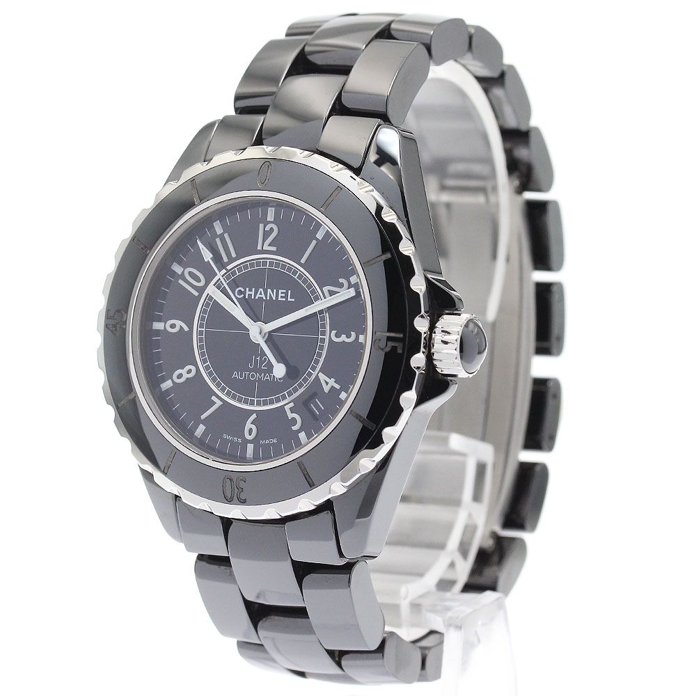 シャネル CHANEL H0685 J12 デイト 黒セラミック 38MM 自動巻き メンズ  