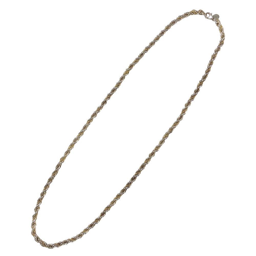 TIFFANY&CO. ティファニー ツイスト チェーン コンビ 925/750