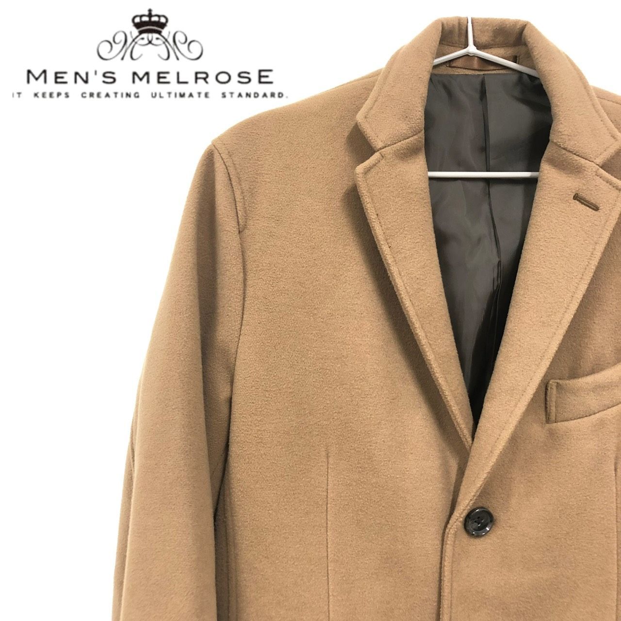 美品!!送料無料!!】MEN'S MELROSE メンズ メルローズ キャメル