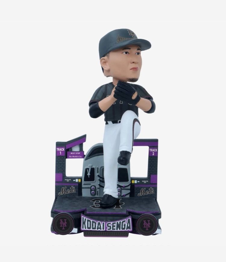 千賀滉大　ニューヨークメッツ　シティコネクトユニフォーム　ボブルヘッド　144個限定