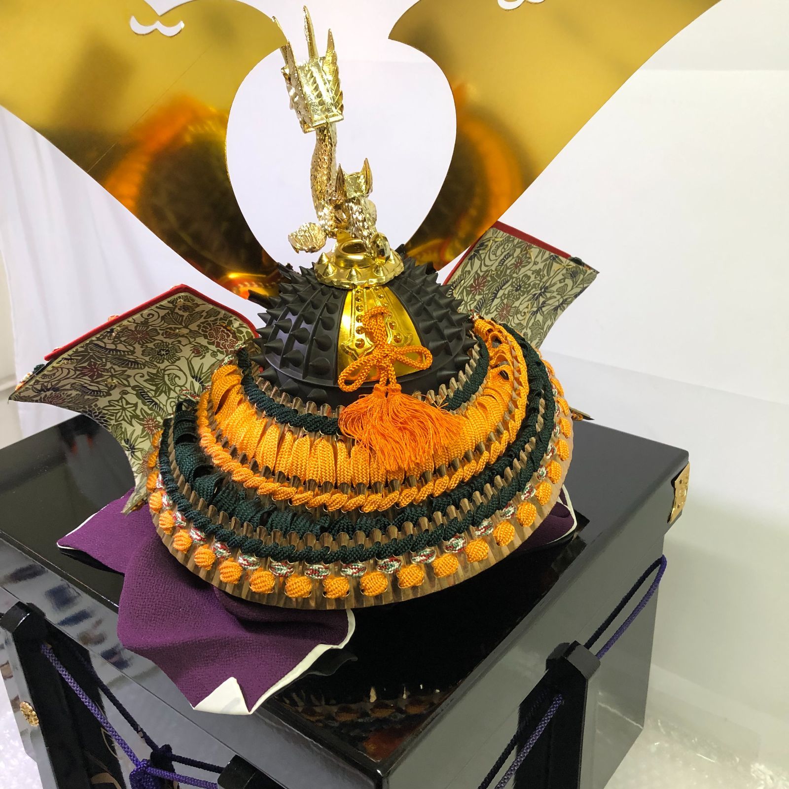 2024春の新作 五月飾り】錦朱孫威星兜 メルカリ - (278) 龍玉作 子どもの日