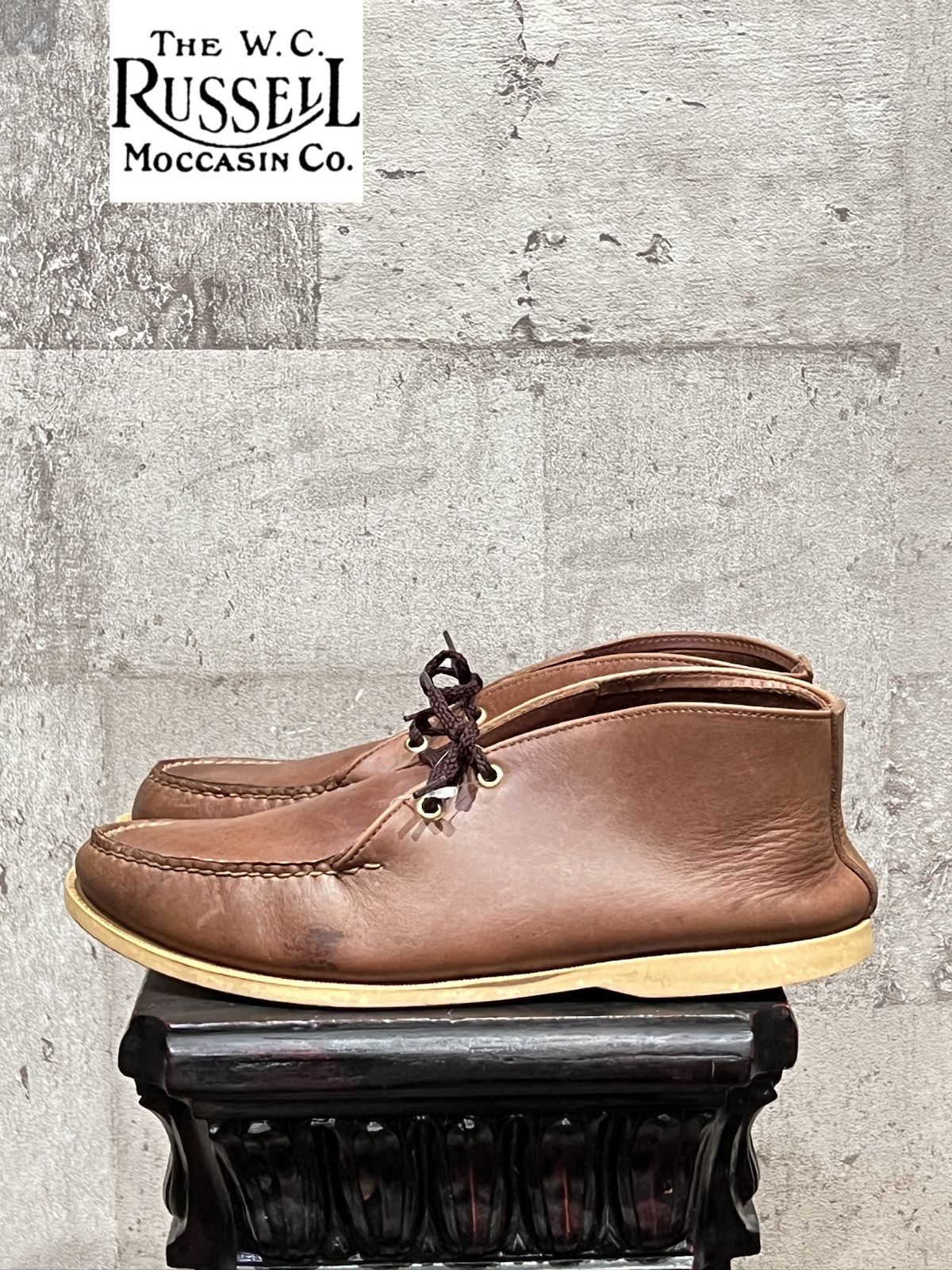 ラッセルモカシン デッキシューズ カモフラ Size US8.5EΩ