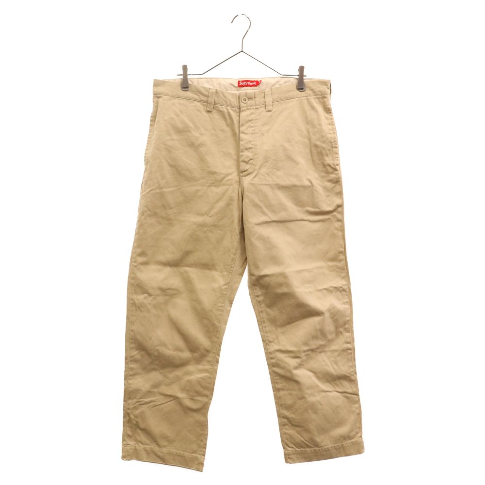 Supreme シュプリーム アーチロゴ チノパンツ 34 ベージュ SUPREME (シュプリーム) CHINO PANT アーチロゴ チノパンツ