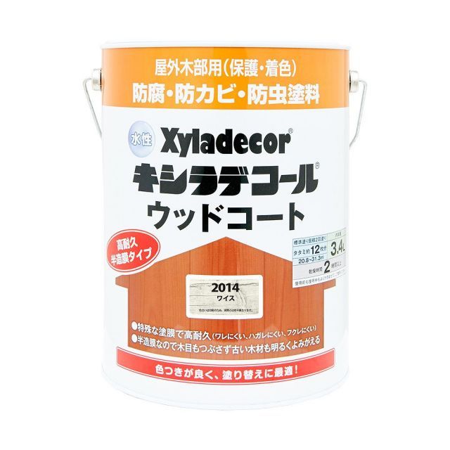 カンペハピオ水性キシラデコールウッドコートワイス3.4L