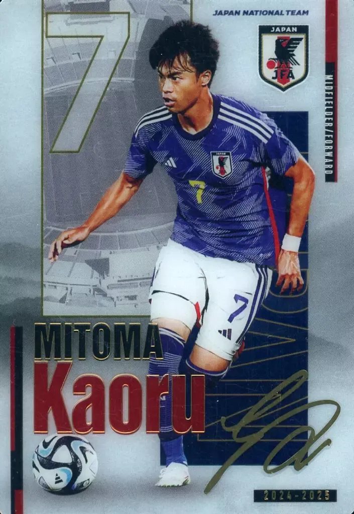 1stNo.】三笘薫 GEM（01/15 ）サッカー日本代表 サインカード以外