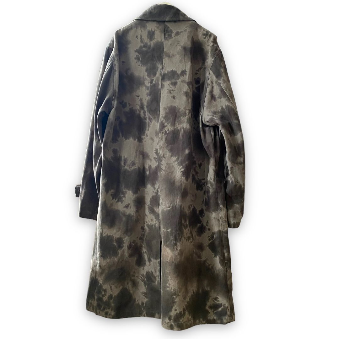 ステューシー DYED TRENCH COAT トレンチコート モスグリーン STUSSY
