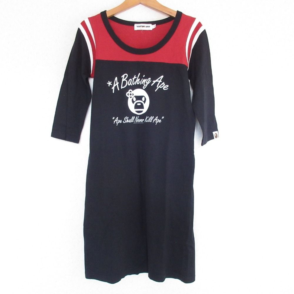 A BATHING APE エイプ 七分袖 美品 A BATHING APE アベイジングエイプ BABY LISA リサ