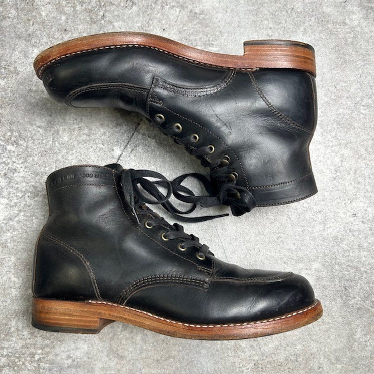 【茶芯】箱付WOLVERINE ウルヴァリン1000マイルブーツUS7/25cm 楽天市場】ウルヴァリン 1000マイルブーツ 【WOLVERINE 1000MILE BOOTS