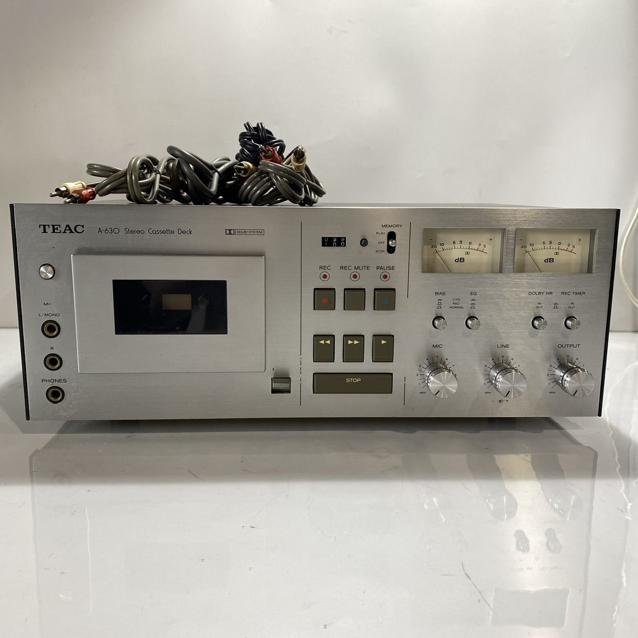 TEAC ティアック A-630 ステレオ カセットデッキ 管理番号 OKU10260|G2-140