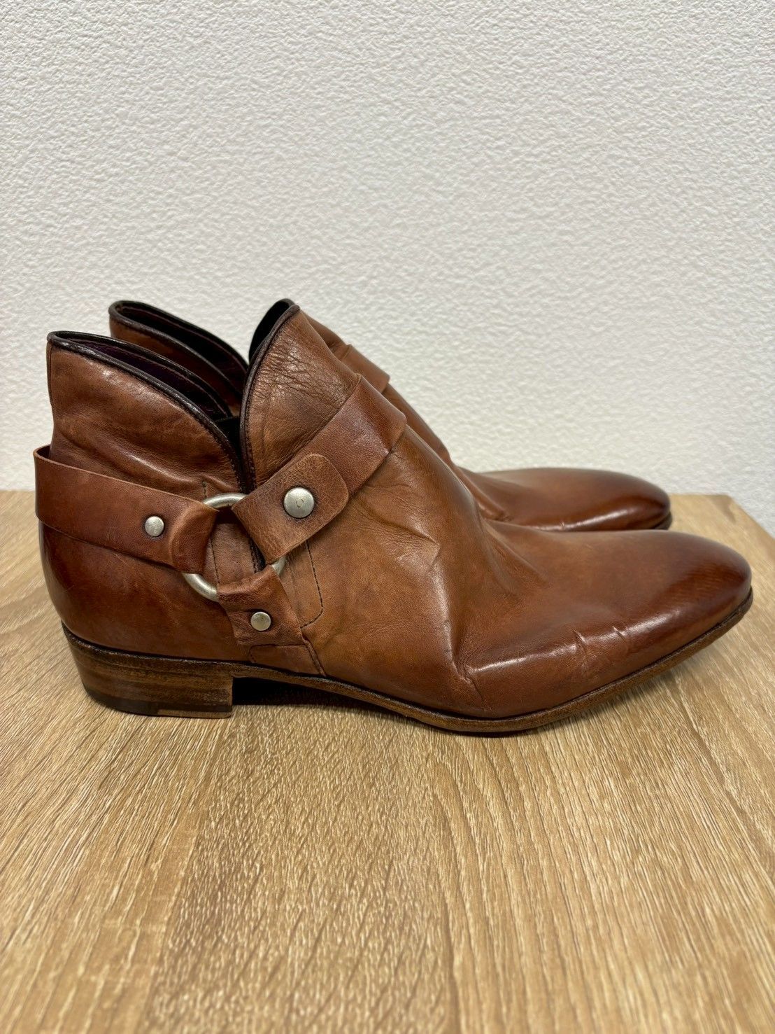 LIDFORT × Star-Leone リッドフォート スターレオーネ CASHMERE レザーブーツ イタリア製 41