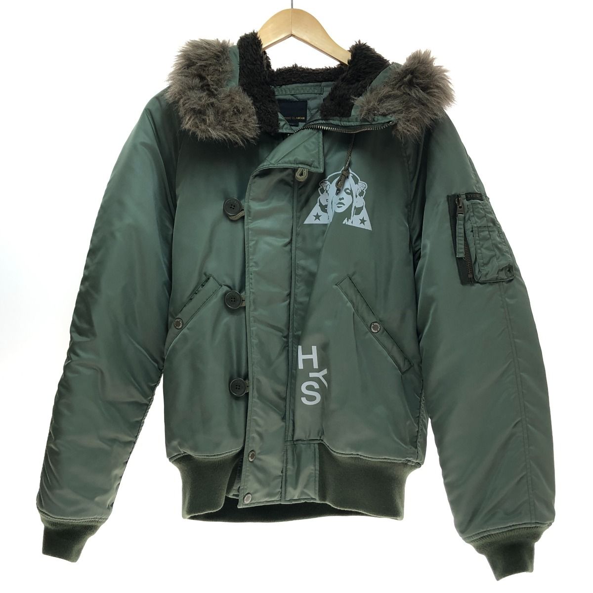 □□Hysteric Glamour ヒステリックグラマー ミリタリージャケット L