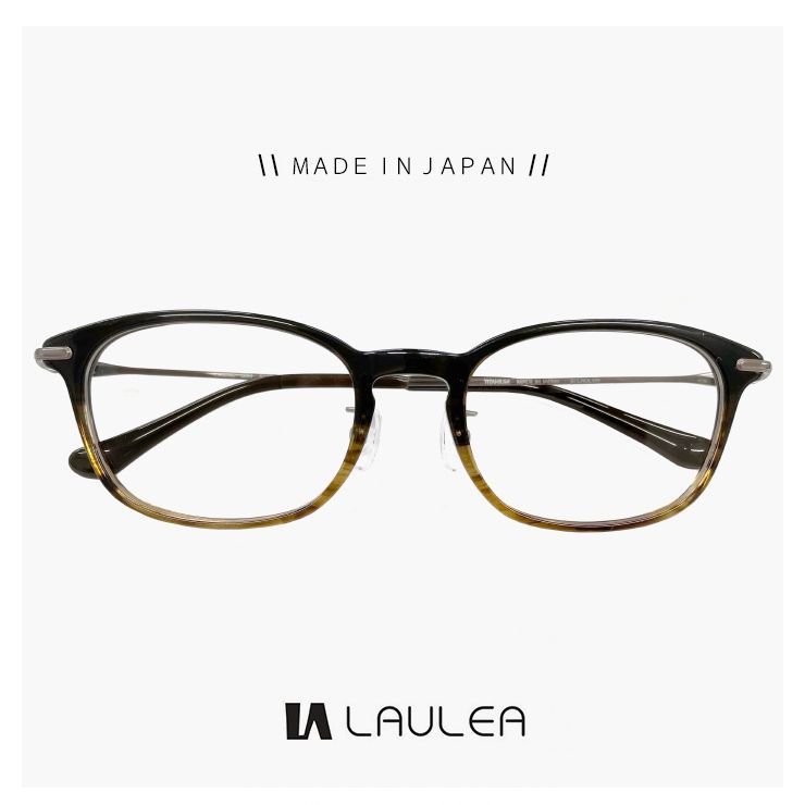 新品】 メンズ 日本製 鯖江 メガネ laulea 眼鏡 la4046 brh ラウレア