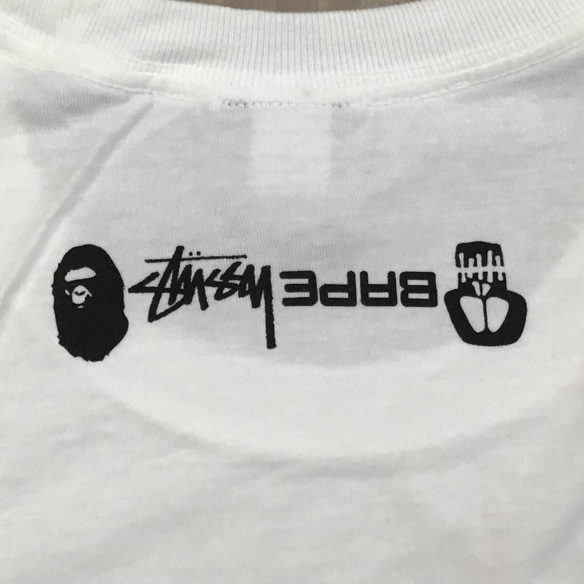 ☆新品☆ STUSSY × BAPE Shark Man Tシャツ Mサイズ a bathing ape 