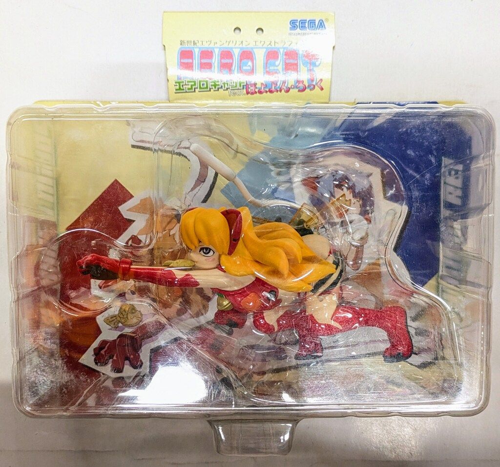 新品　未開封　エヴァンゲリオン　エクストラフィギュア　エアロキャット　2体セット セガ 新世紀エヴァンゲリオン エクストラフィギュアエアロ