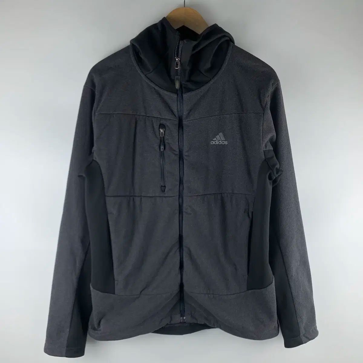 adidas(アディダス) グレー フリース ワン・ギモ フード付き ジップアップパーカー 105 241205