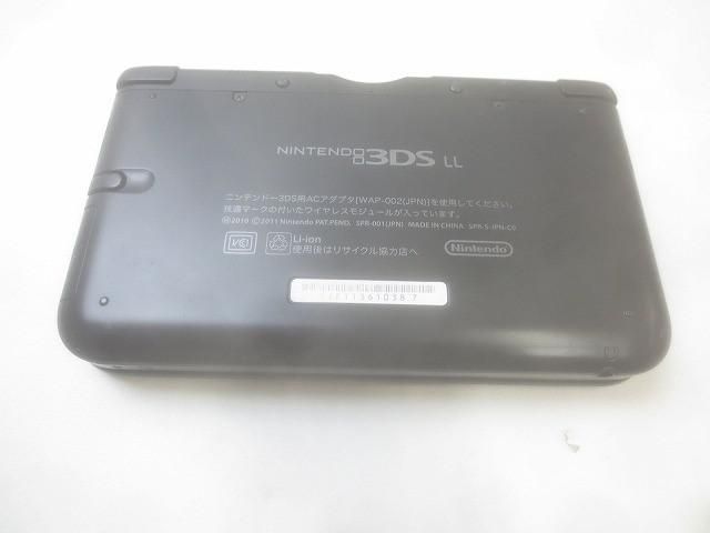 品 ゲーム ニンテンドー3DS LL 本体 SPR-001 ブラック 本体のみ