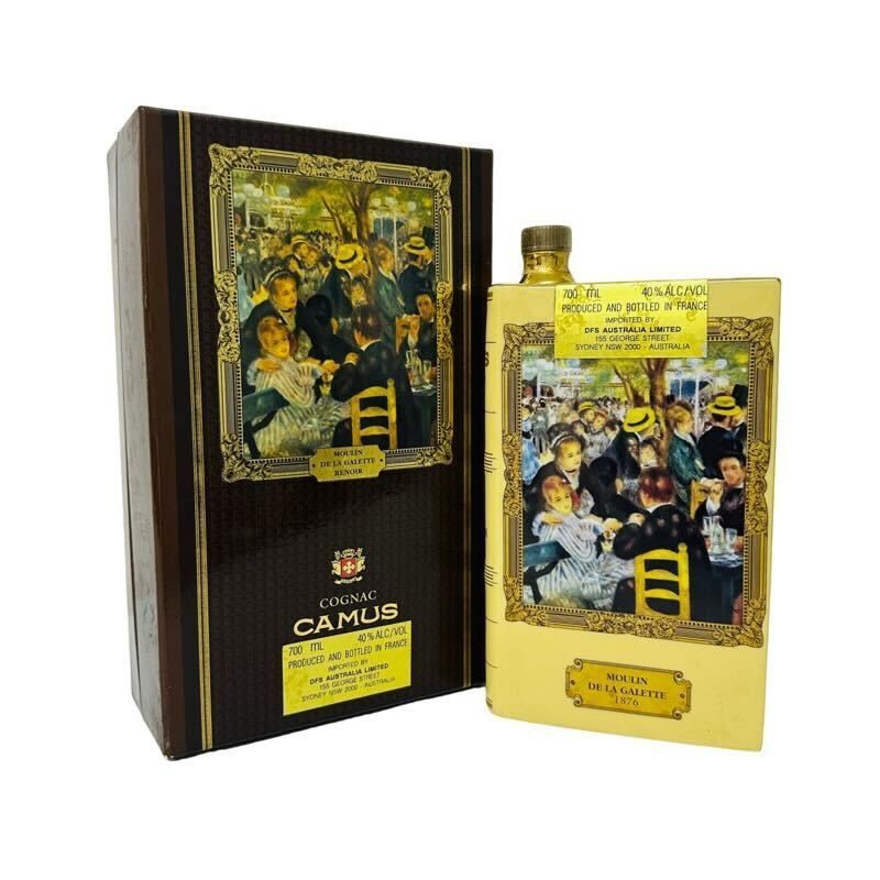 ブランデー CAMUS カミュ RENOIR ルノアール ムーラン ド ラギャレット 1876 700ml 40度 箱 替え栓 未開栓品 42504K141