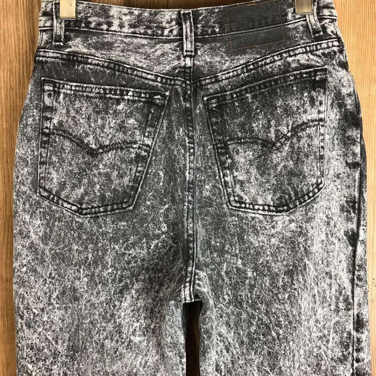 80s USA製 Levi'sリーバイス 501 ケミカルウォッシュ デニム