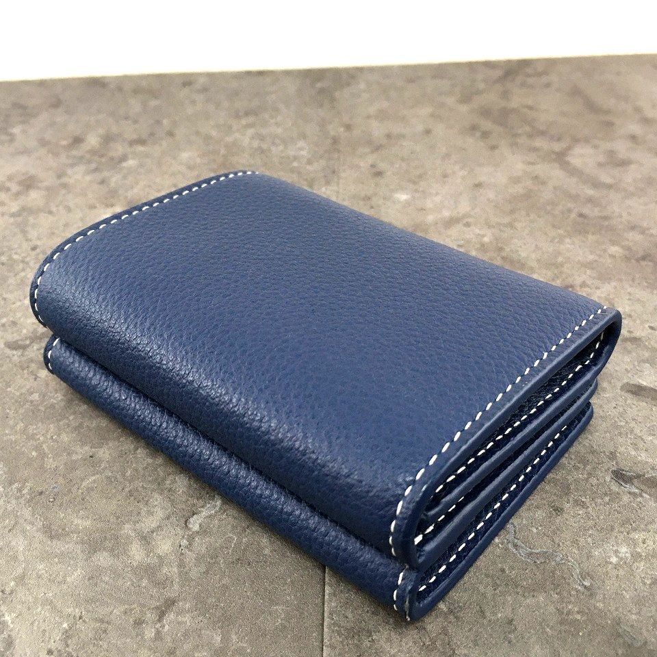 送料込み！ 未使用品 SAINT LAURENT コンパウトウォレット ブルー 526  