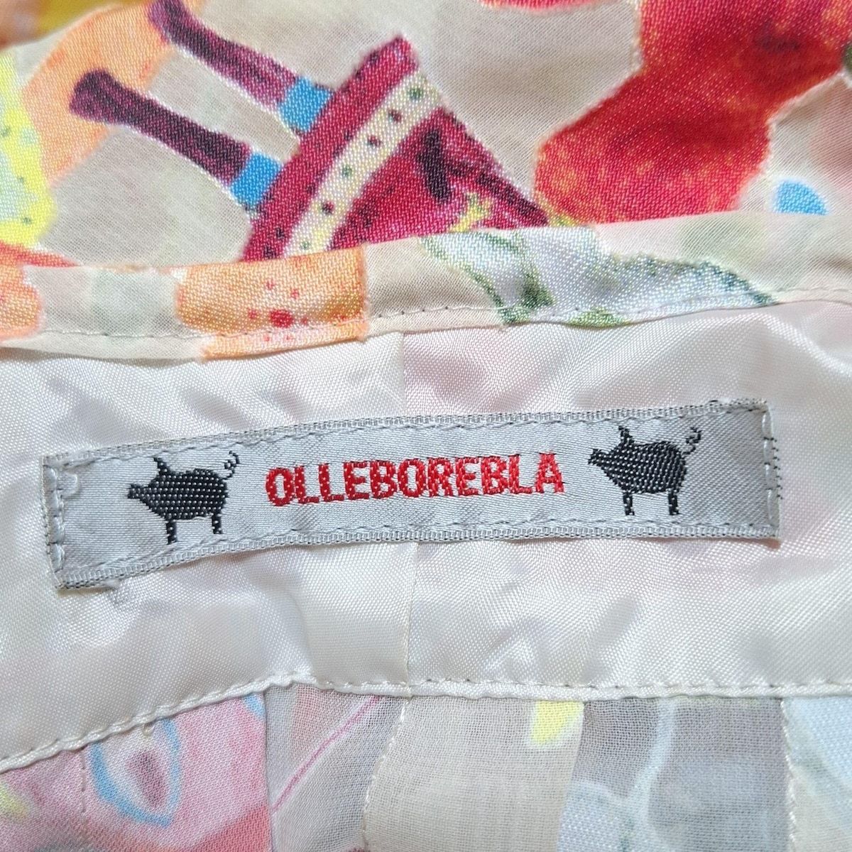 【アルベロベロ】 OLLEBOREBLA コウモリ柄 長袖シャツ レディース ALBEROBELLO - ALBEROBELLO/OLLEBOREBLA(アルベロベロ