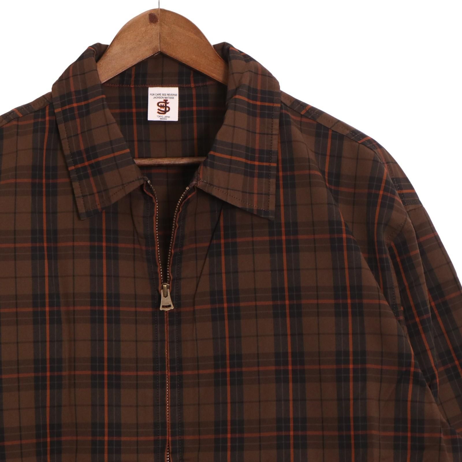 未使用品 JACKSON MATISSE / Plaid Swing Top ジャクソンマティス チェック柄 スウィングトップ ジャケット ブルゾン  JM22AW003 Brown 表記サイズM 【2408】 - メルカリ