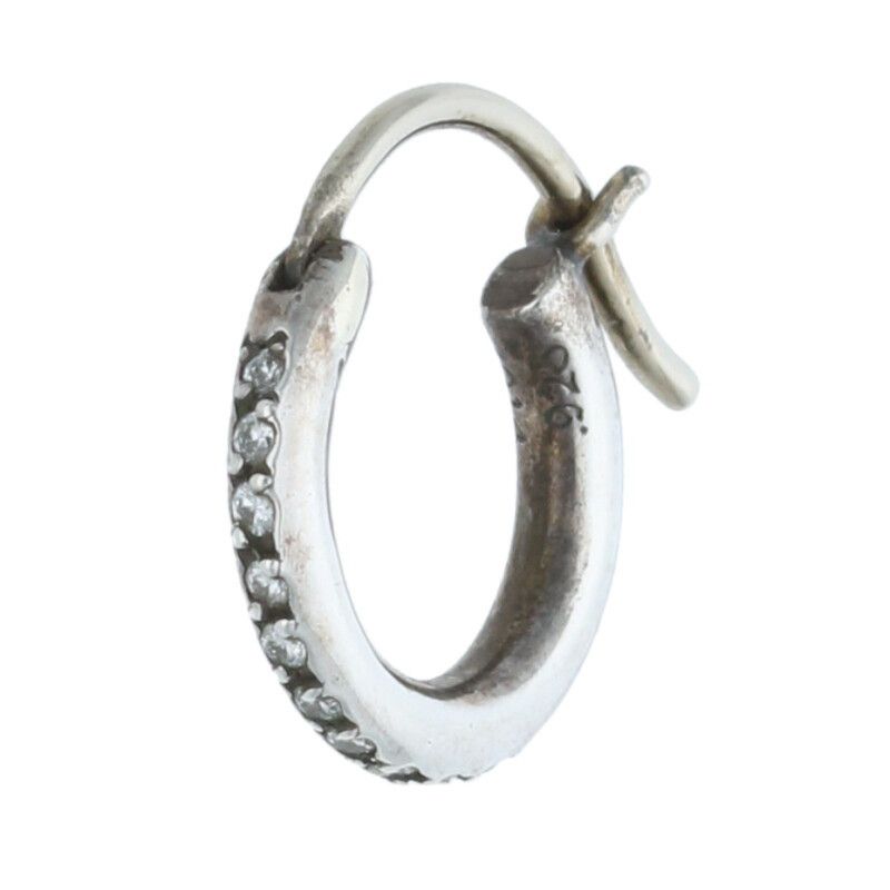 【超貴重】クロムハーツ HOOP TFL SML シルバー ピアス メンズ Chrome Hearts - クロムハーツ HOOP CROSS SML/クロスバンド