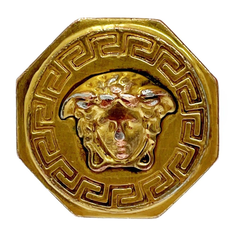 中古】VERSACE ヴェルサーチ GP メデューサ リング メンズ