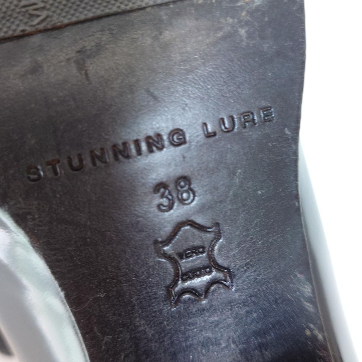 STUNNING LURE スタニングルアー スキューバポロ　ブラック STUNNING LURE(スタニングルアー) シューズ 38 レディース - 黒