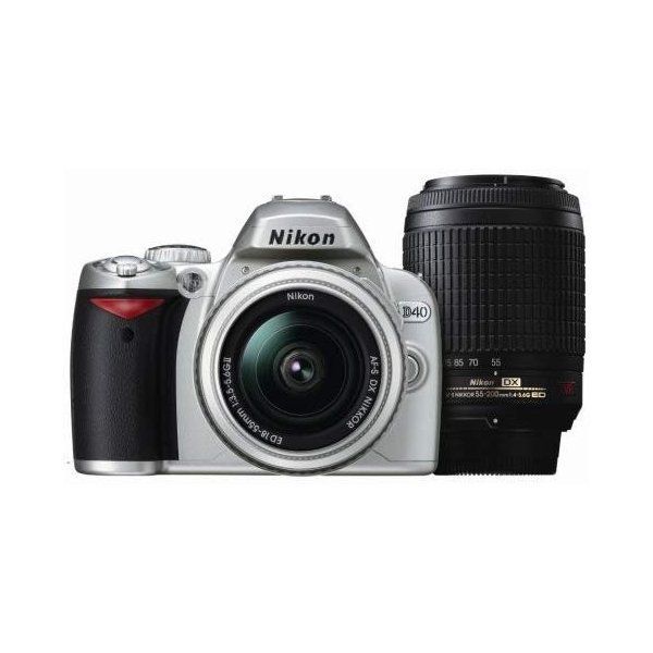 デラックスさま専用 Nikon D40 ダブルズームキットⅡ デジタル一眼レフ ダブルレンズ