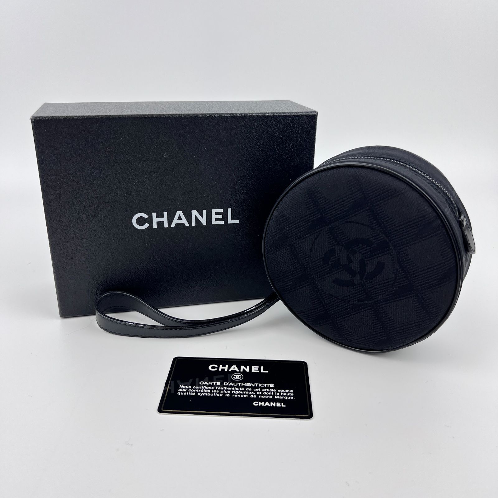 中古】CHANEL シャネル ココマーク ニュートラベルライン ポーチ