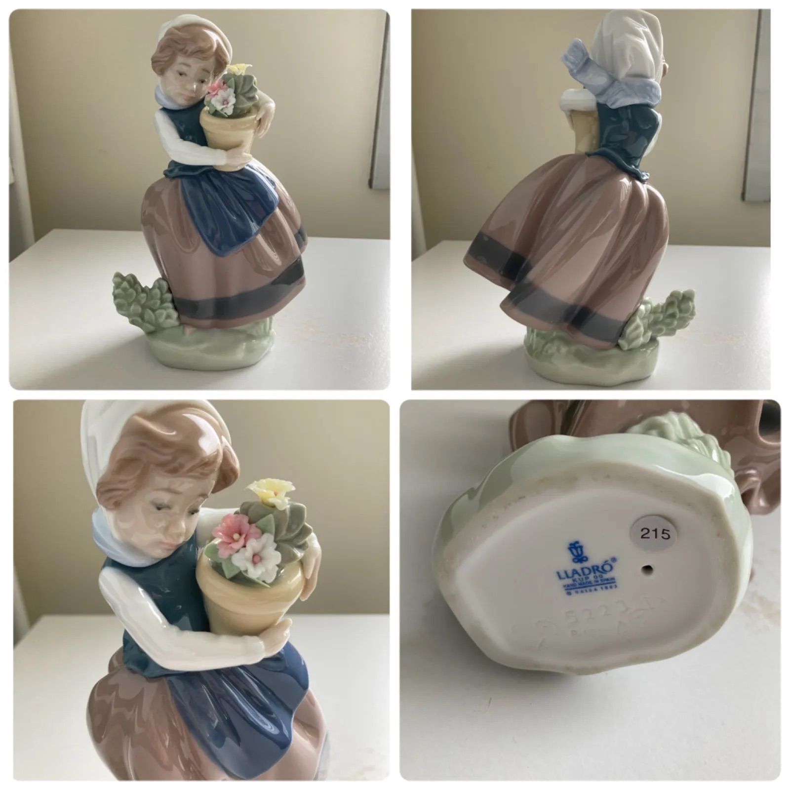 LLADRO(リヤドロ) NAO 磁器人形 陶器人形 リヤドロ人形 ✳️きれいな花ばかり✳️春が来た✳️甘い花の香り✳️ ☆3点セット☆ 置物 -  メルカリ