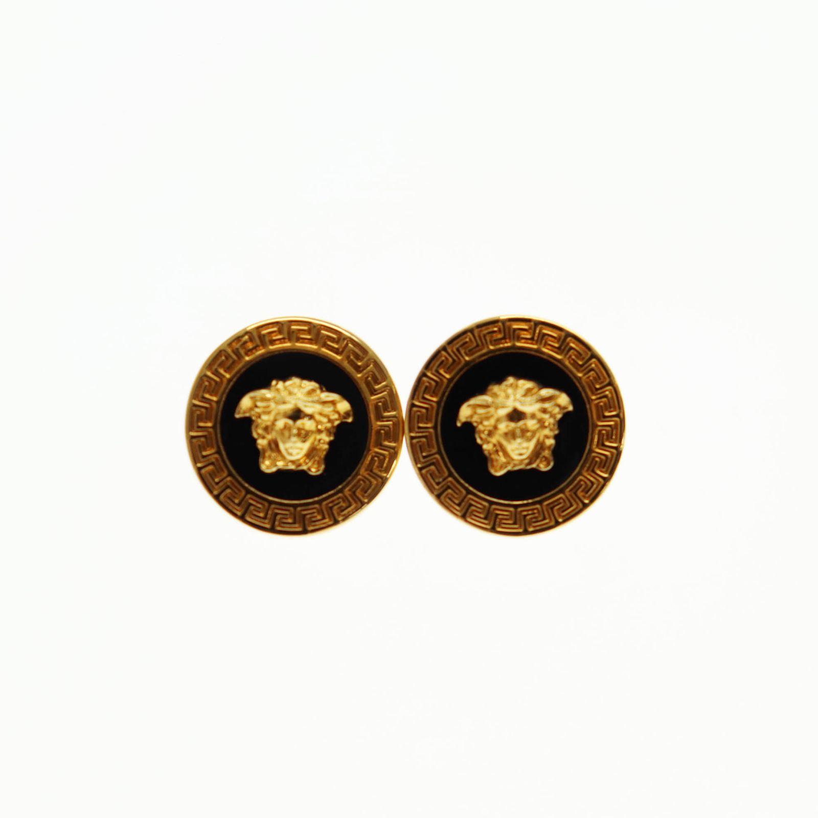 新品未使用 VERSACE ヴェルサーチ メデューサ スタッド ピアス ゴールド ヴェルサーチ ピアス メデューサ ゴールド 大きめ メンズ