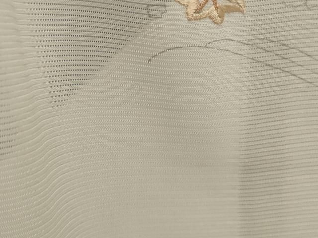 平和屋着物＊夏物 訪問着 絽 刺繍 枝梅文 暈し染め 正絹 逸品  