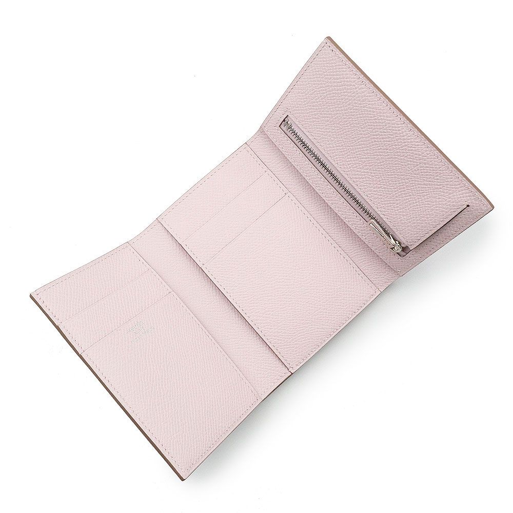 エルメス ベアン コンビネ コンパクト 三つ折り財布 ヴォーエプソン