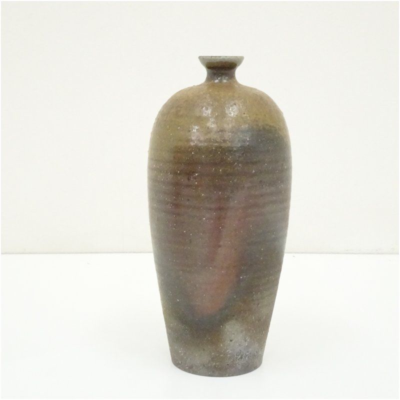 備前焼 矢部篤郎造 梅瓶（共箱） 陶器 おしゃれ めいぴん 中国 朝鮮