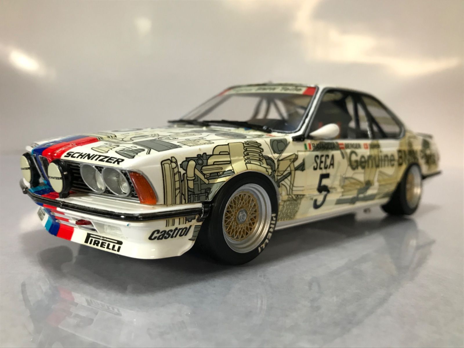 BMW635 CSi・Gr A レーシングのタミヤ1/24モデルの完成品 - メルカリ