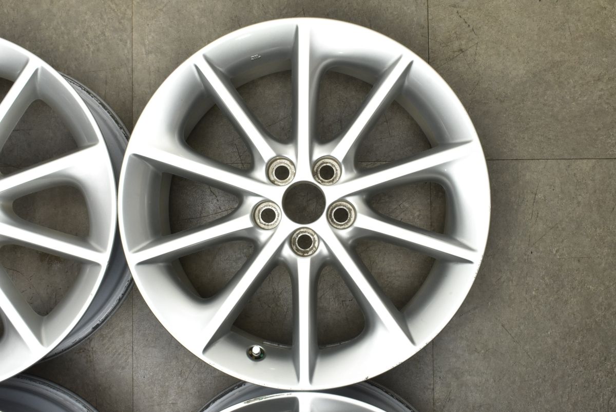 交換用に レクサス CT200h Fスポーツ 純正 17in 7J 45 PCD100 4本セット プリウス カローラツーリング スポーツ 流用 ノーマル戻し TRITUETUBI_COM