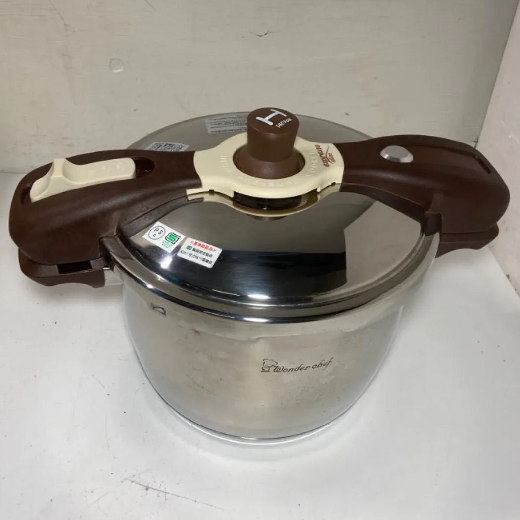 ワンダーシェフ　魔法のクイック料理　エスプレッソスリッタ　AQDA55S Amazon｜ワンダーシェフ wonderchef 圧力鍋 両手圧力鍋 5.5L IH
