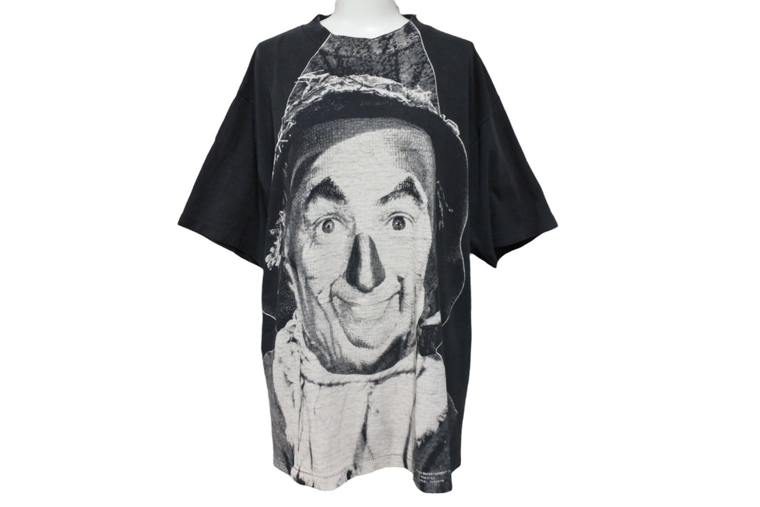 STANLEY DESANTIS スタンリーデサンティス オズの魔法使い 半袖Ｔシャツ カカシ ロゴTシャツ ブラック 美品 中古 54041 STANLEY DESANTIS スタンリーデサンティス オズの魔法使い 半袖