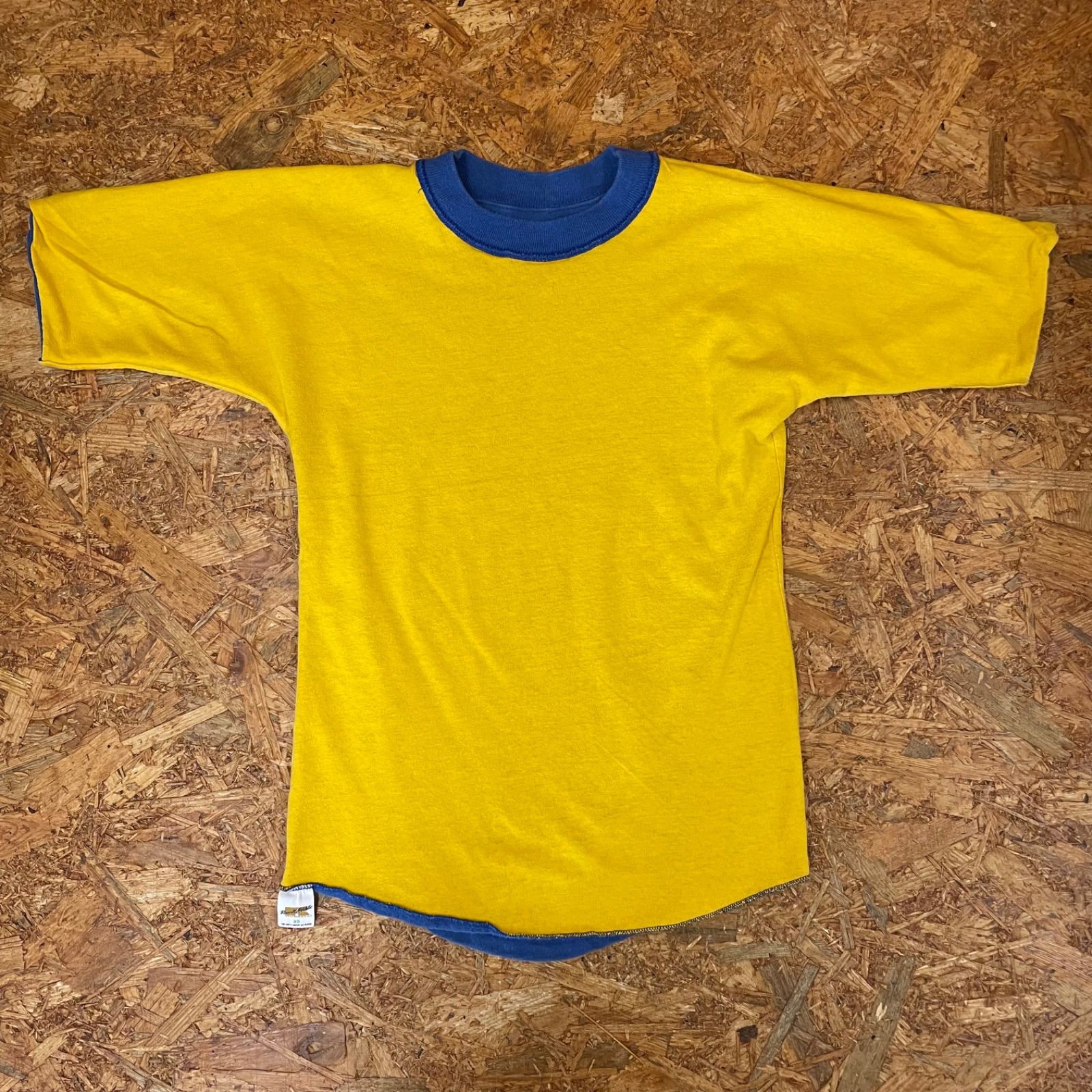 80s russell vtg リバーシブル Tシャツ フットボール ラッセル USA製 '80s RUSSELL ATHLETIC リバーシブルTシャツ 金タグ XS