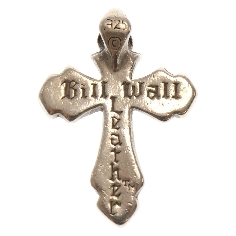 Bill Wall Leather/BWL ビルウォールレザー CROSS PENDANT w/STONE クロスペンダント ネックレストップ ストーン シルバー PS904S Bill Wall Leather/BWL (ビルウォールレザー) CROSS PENDANT w/STONE