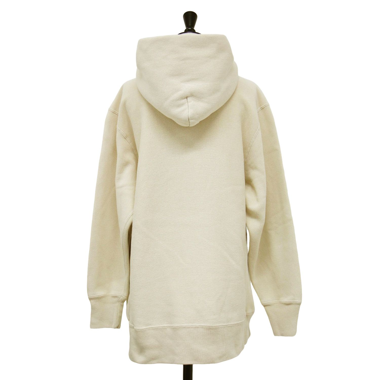 Champion チャンピオン FRAY I.D パーカー ベージュ サイズ | ロゴ 刺繍 フーディ パーカー | プルオーバー | 長袖 オーバーサイズ 裏起毛 コットン | トップス フーディー | コラボ レディース